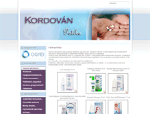 Tablet Screenshot of kordovan-patika.hu